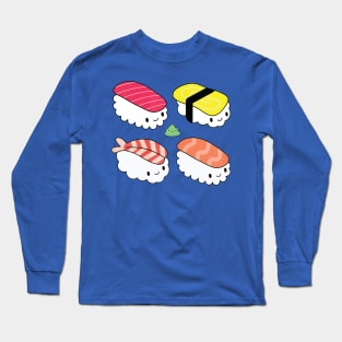 sushi poops wasabi 2 Long Sleeve T-Shirt